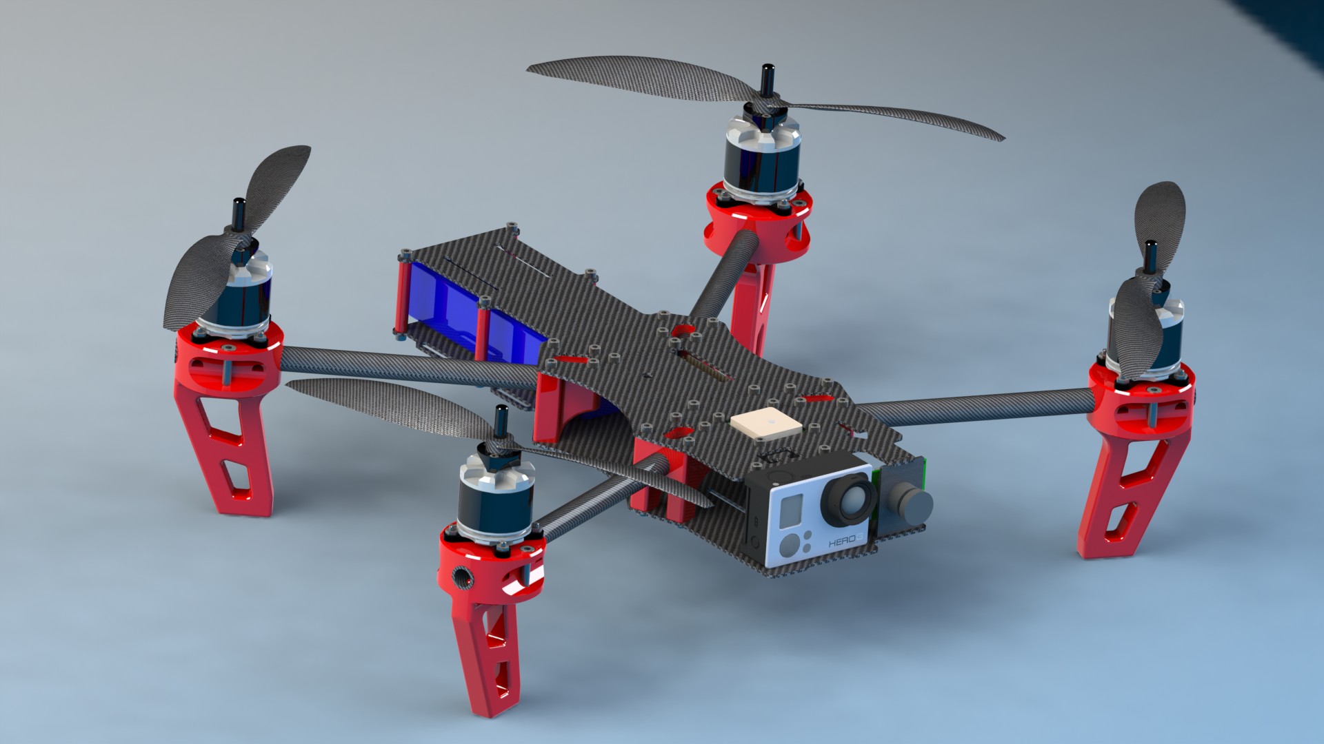 B36-四轴航拍无人机TBS Discovery图纸